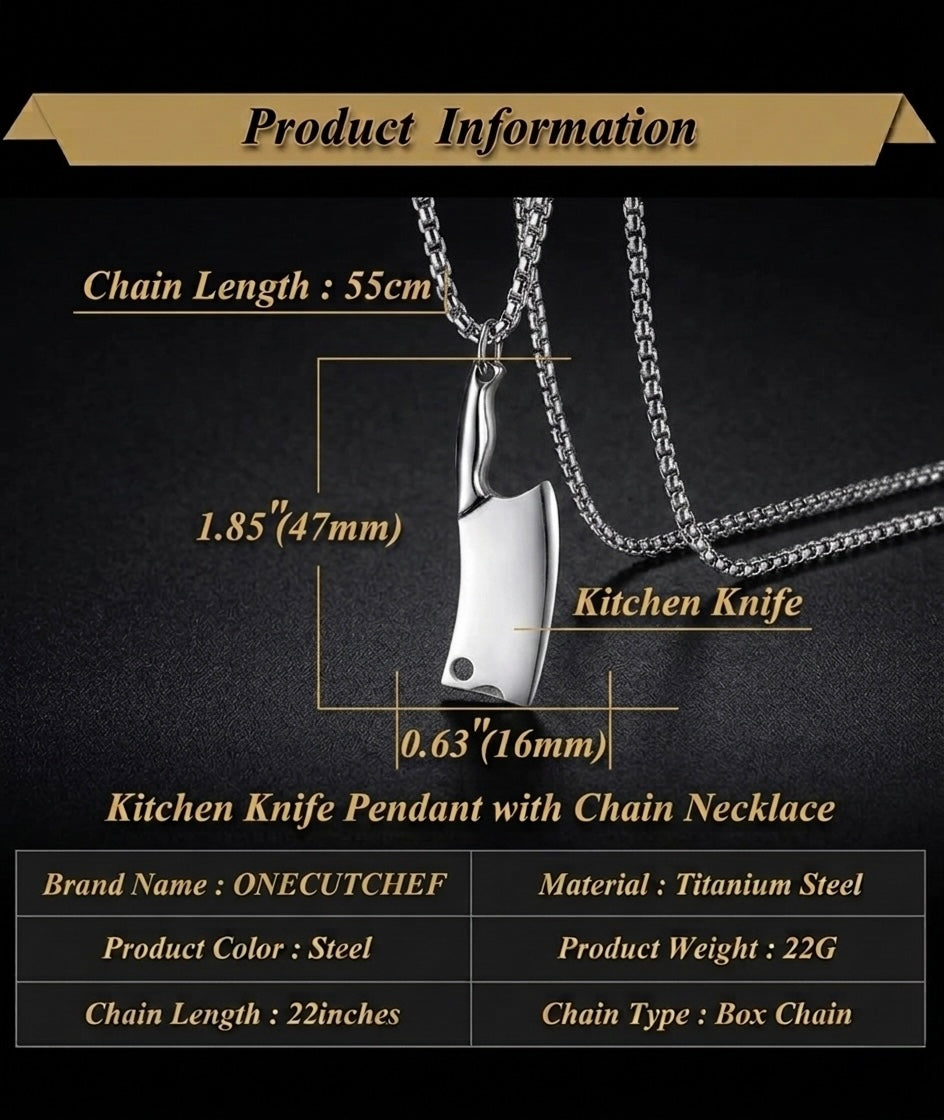 CLEAVER PENDANT STEEL